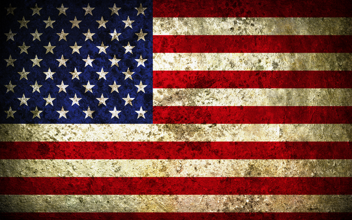Rustic American Flag